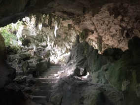 Tonga Cave, which was used as a Japanese hospital during WWII